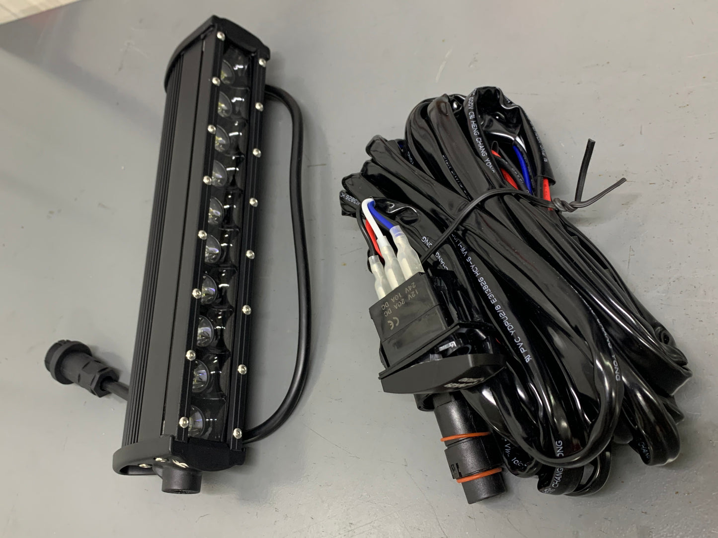 Krash Offroad Blackout Series 10" Single Row Light Bar