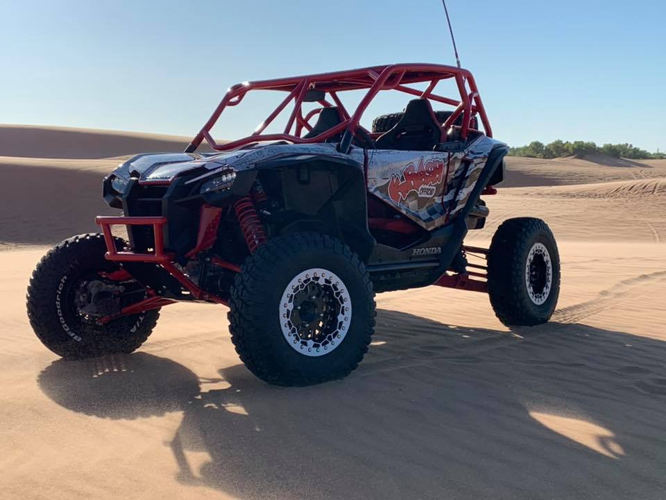 Honda Talon Red Cage Offroad Sand Dunes Krash Offroad Bumper