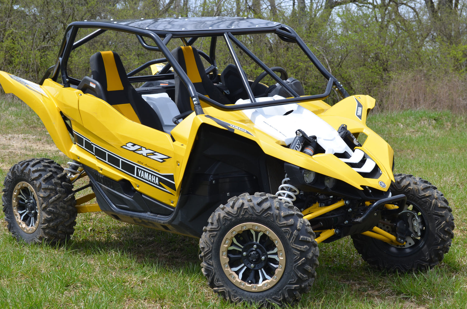 Yamaha YXZ1000r roll cage Krash Offroad custom built for the YXZ in black 