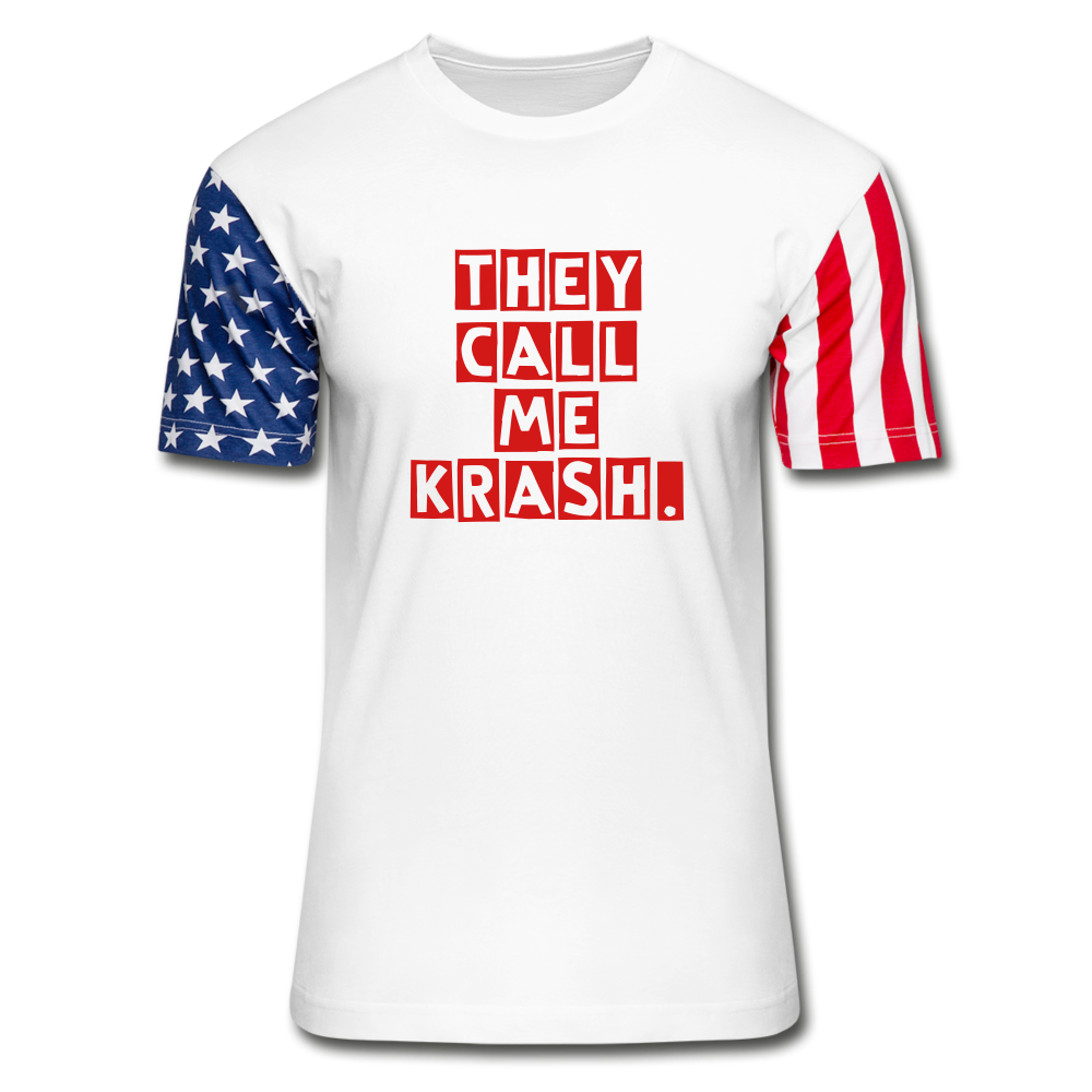 Stars & Stripes Stunt Man t-shirt - white