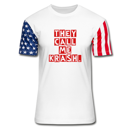 Stars & Stripes Stunt Man t-shirt - white