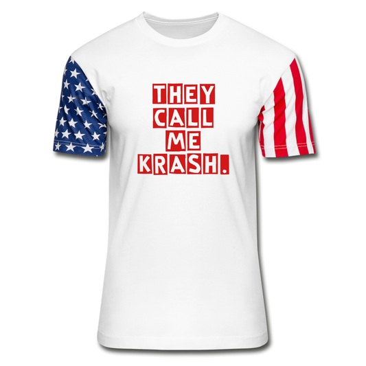 Stars & Stripes Stunt Man t-shirt - white