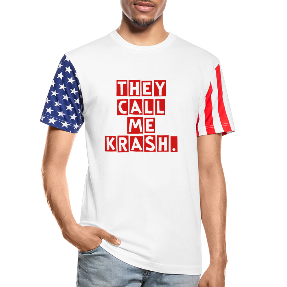 Stars & Stripes Stunt Man t-shirt - white