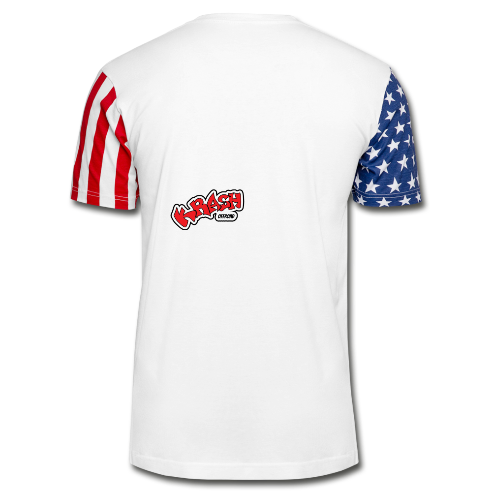 Stars & Stripes Stunt Man t-shirt - white