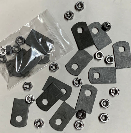 M6 weld nuts w/ tab (set of 5)